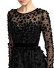 Mac Duggal Mac Duggal Embellished Illusion Neck Long Sleeve Ankle Dress - 3