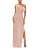 Mac Duggal Mac Duggal Embellished One Shoulder Feathered Gown - 1
