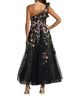 Mac Duggal Mac Duggal Embroidered Floral One Shoulder A-Line Dress - 2