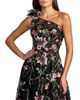Mac Duggal Mac Duggal Embroidered Floral One Shoulder A-Line Dress - 3