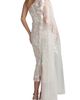 Mac Duggal Mac Duggal Floral Embellished One Shoulder Cape Gown - 2