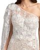 Mac Duggal Mac Duggal Floral Embellished One Shoulder Cape Gown - 3