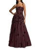 Mac Duggal Mac Duggal Floral Embellished Strapless Ball Gown - 1