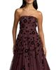 Mac Duggal Mac Duggal Floral Embellished Strapless Ball Gown - 2