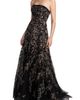 Mac Duggal Mac Duggal Floral Embellished Strapless Gown - 1