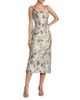 Mac Duggal Mac Duggal Floral Square Neck Midi Dress - 1