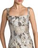Mac Duggal Mac Duggal Floral Square Neck Midi Dress - 3