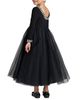Mac Duggal Mac Duggal Girls Jewel Trim Tulle Maxi Dress - 2