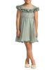 Mac Duggal Mac Duggal Girls' Midi Dress With 3D Flowers - 1