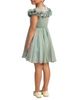 Mac Duggal Mac Duggal Girls' Midi Dress With 3D Flowers - 2