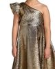Mac Duggal Mac Duggal Girls' One-Shoulder Metallic A-Line Maxi Dress - 3