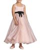 Mac Duggal Mac Duggal Girls' Polka Dot Chiffon Maxi Dress with Bow Sash - 1
