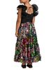 Mac Duggal Mac Duggal Girls Ruffle Shoulder Sequin A Line Dress - 2