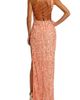 Mac Duggal Mac Duggal Hand-Embellished One-Shoulder Gown with Waist Cut-Out and Lace-Up Back - 2
