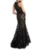 Mac Duggal Mac Duggal Lace Embellished Sleeveless Halter Neck Gown - 3