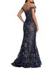 Mac Duggal Mac Duggal Lace Mesh Illusion Neck Cap Sleeve Trumpet Gown - 2