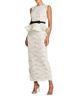 Mac Duggal Mac Duggal Lace Sleeveless Peplum Top Column Gown with Bow - 1