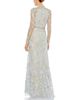 Mac Duggal Mac Duggal Long Sleeve Applique V-Neck Gown - 3