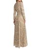 Mac Duggal Mac Duggal Long Sleeve Beaded A-Line Gown - 2