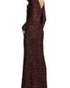 Mac Duggal Mac Duggal Long Sleeve Embellished Boat Neck Gown - 2