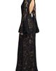 Mac Duggal Mac Duggal Mock Neck Long Sleeve Lace Gown - 2