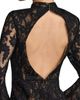 Mac Duggal Mac Duggal Mock Neck Long Sleeve Lace Gown - 4