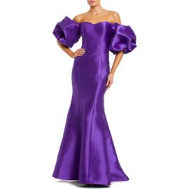 Mac Duggal Mac Duggal Off The Shoulder Puff Sleeve Sweetheart