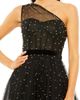 Mac Duggal Mac Duggal One Shoulder Pearl Beaded Midi Ballgown - 3
