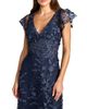 Mac Duggal Mac Duggal Petite Floral Embroidered Lace Flutter Sleeve Gown - 3