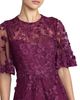 Mac Duggal Mac Duggal Petite Flutter Sleeve Floral Embroidered Midi Dress - 2