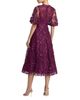 Mac Duggal Mac Duggal Petite Flutter Sleeve Floral Embroidered Midi Dress - 3