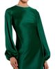 Mac Duggal Mac Duggal Petite High Neck Long Sleeve Crystal Detail Dress - 3
