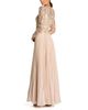 Mac Duggal Mac Duggal Petite Long Sleeve Chiffon Embellished Gown - 2