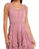 Mac Duggal Mac Duggal Petite Scoop Neck Sleeveless Mesh Micro Ruffle Midi Dress - 3