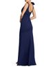 Mac Duggal Mac Duggal Petite Scoop Neck Trumpet Gown with Bow - 2