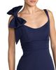 Mac Duggal Mac Duggal Petite Scoop Neck Trumpet Gown with Bow - 3