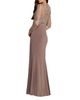 Mac Duggal Mac Duggal Petite Sequin Embroidered Long Sleeve Jersey Skirt Gown - 3