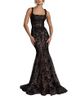 Mac Duggal Mac Duggal Petite Sleeveless Embellished Lace Mermaid Gown - 1