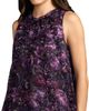 Mac Duggal Mac Duggal Petite Sleeveless Floral Print Chiffon Micro Ruffle Gown - 3