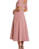 Mac Duggal Mac Duggal Puff Sleeve Boucle Midi Dress With Beaded Belt - 2