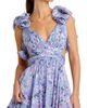 Mac Duggal Mac Duggal Ruffle Tiered Cut-Out Floral Chiffon Dress - 3