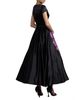 Mac Duggal Mac Duggal Satin Cap Sleeve Floral Printed A-Line Dress - 2