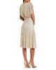 Mac Duggal Mac Duggal Sequin Draped Sleeve V-Neck Midi Dress - 3