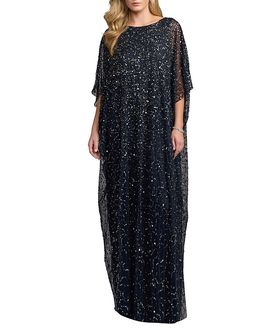 Mac Duggal Mac Duggal Sequin Embellished Kaftan Gown