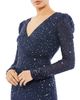 Mac Duggal Mac Duggal Sequin with Embellished Hemlin and Belt Gown - 3