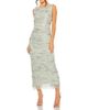 Mac Duggal Mac Duggal Sleeveless Crystal Fringe Column Dress - 1