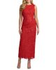 Mac Duggal Mac Duggal Sleeveless Embroidered Lace Midi Dress - 1