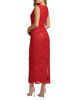 Mac Duggal Mac Duggal Sleeveless Embroidered Lace Midi Dress - 2