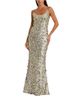 Mac Duggal Mac Duggal Sleeveless Floral Paulette Embellished Mesh Gown - 1