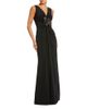 Mac Duggal Mac Duggal Sleeveless Jersey Gown With 3D Flower - 1